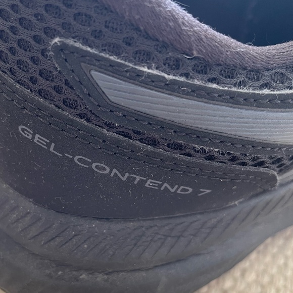 ASICS women Gel-Contend 7 Black Running Shoes size 8 - Picture 4 of 7